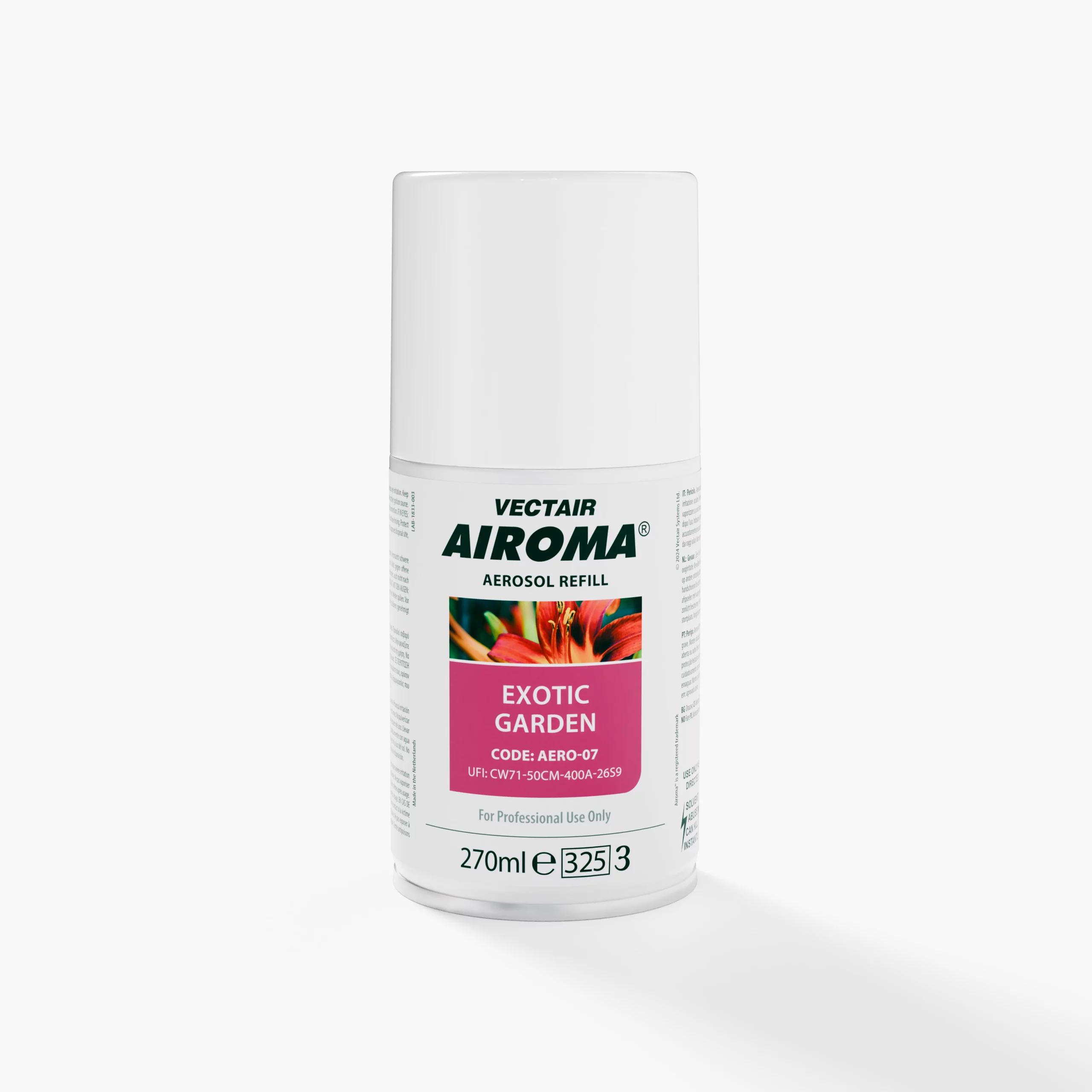 Odorizante profesionale - Rezerva odorizant AIROMA - 270 ml - EXOTIC GARDEN