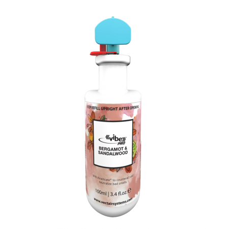CURATENIE - ODORIZARE - Rezerva odorizant VIBE PRO- BERGAMOT & SANDALWOOD- bergamot si lemn de santal