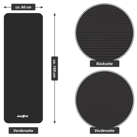 Fitness si relaxare - Saltea pentru gimnastica si yoga - 190 x 60 x 1.5 cm