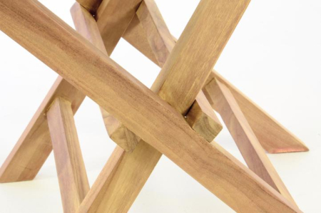 Scaun pentru terasa din lemn de TEAK - pliabil 46 x 89 x 62cm [2]