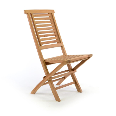 GRADINA - TERASA - Scaun pentru terasa HANTOWN din lemn de TEAK - pliabil