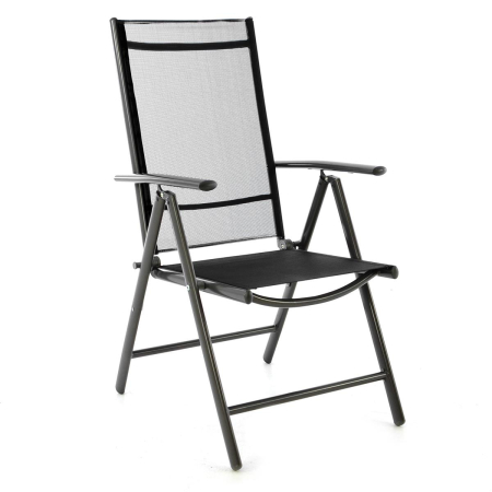 Mobilier terase - Scaun relaxare TEXTLINE multireglabil din Aluminiu