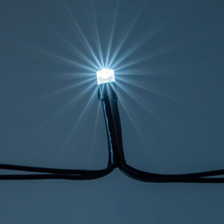 Snur luminos  72 LED pentru umbrela gradina - cu incarcare solara - [2]