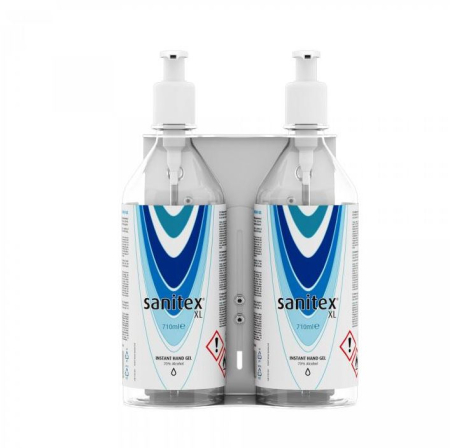 Suport cu picior TF STAND pentru SANITEX MVP touch free - alb vopsit in camp electrostatic [1]