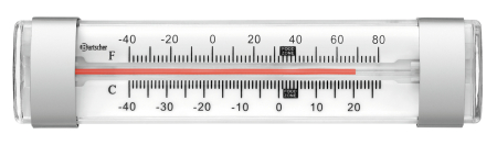 Termometru frigider A250 Bartscher - margini inox - temperatura 25 la -40 grade - pentru congelator sau transport [2]