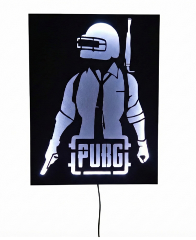 Tablou LED multicolor PUBG, 502x390x30mm [1]