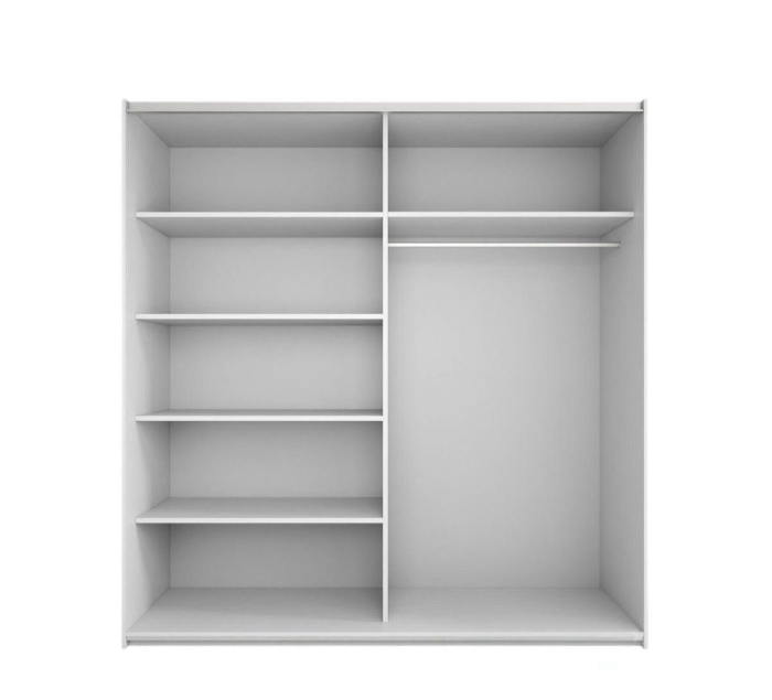 Dressing Alex, 160x60x200cm, Alb, Pal 18 mm [4]