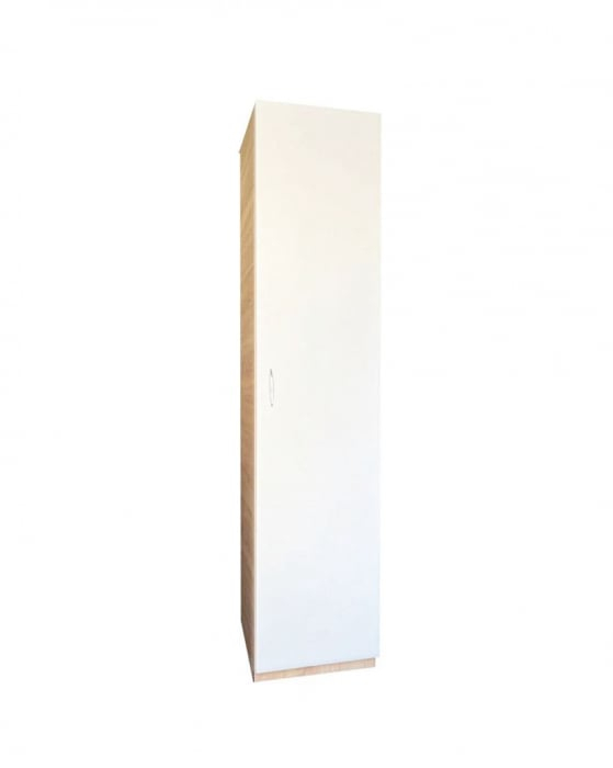 Dulap tip Soldat, 197x45x50 cm, 4 polite, Stejar Sonoma / Alb, Pal 18 mm [5]