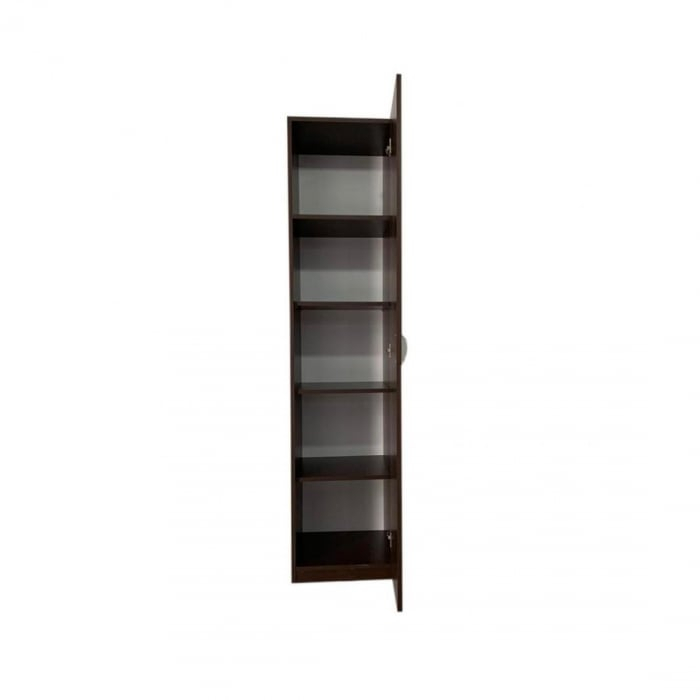 Dulap tip Soldat, 197x45x50 cm, 4 polite, Wenge/Alb, Pal 18 mm [8]