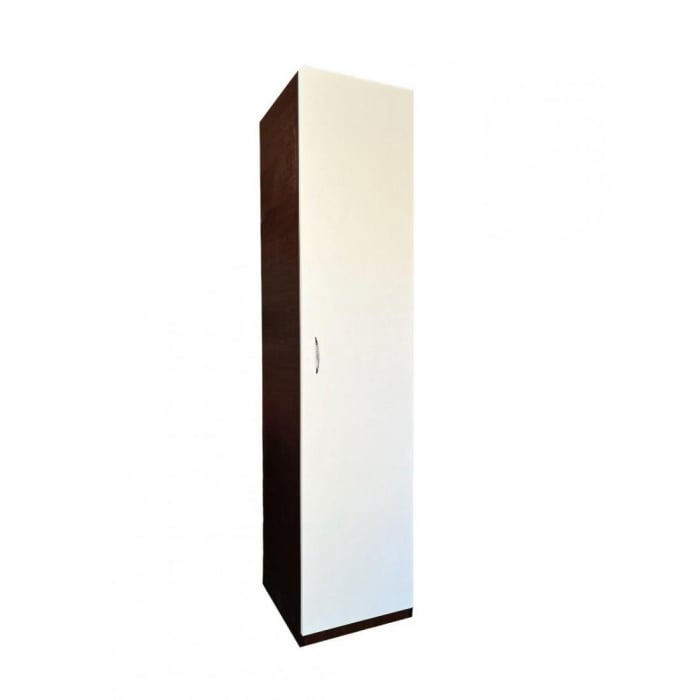 Dulap tip Soldat, 197x45x50 cm, 4 polite, Wenge/Alb, Pal 18 mm [3]