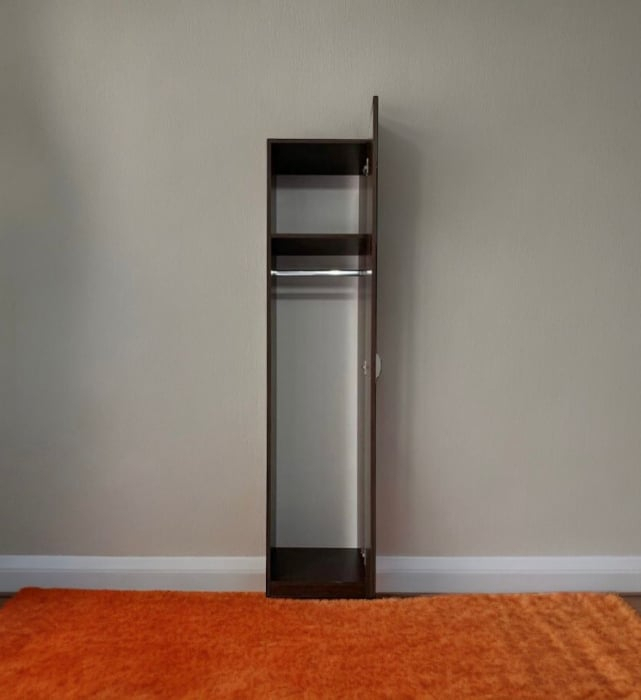 Dulap tip Soldat, 197x45x50 cm, 4 polite, Wenge, Pal 18 mm [3]