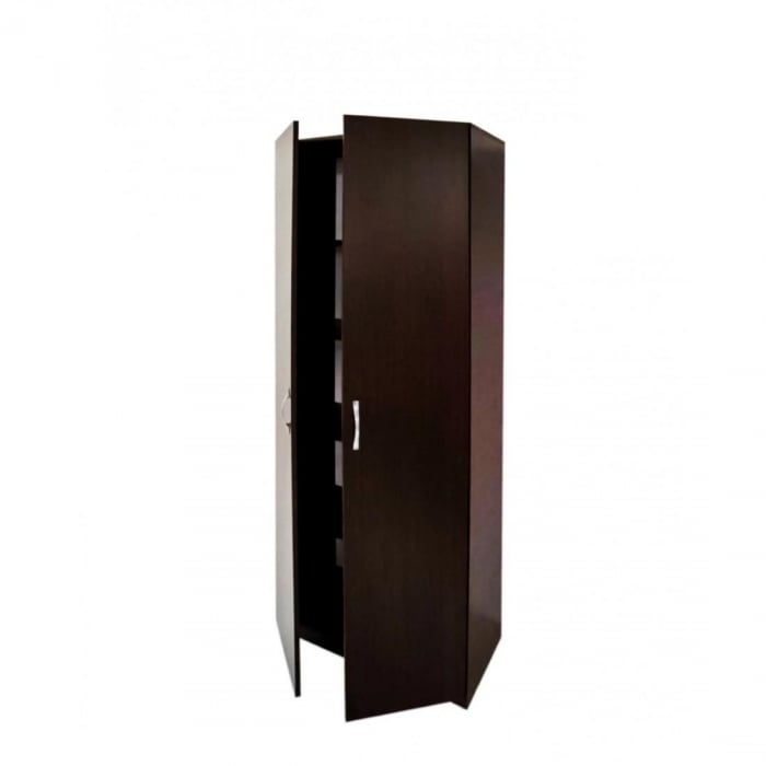 Dulap Wenge 2 usi, 4 polite, 197x80x40 cm, Pal 18 mm [4]