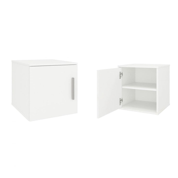 Set Dormitor Alex, Pat 160x200cm, Roz + Alb, Pal 18 mm [9]