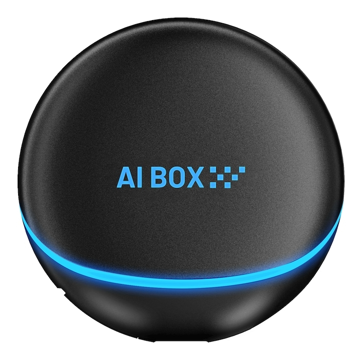 Adaptor AI Box, tehnologie 6 nm, model PCS47, 8GB RAM + 128GB ROM, 4G SIM, GPS, Octa-Core, YouTube, Netflix, Google Play, OttoAibox Android 13 AI Box Smart Wireless Carplay Box Auto Adapter for Cars [1]