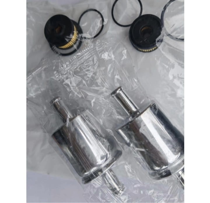 Pachet 4 filtre ( 2 Seturi ) filtre GPL pentru instalatiile Tomasetto cu electrovalva de gpl marca Valtek, separata de Vaporizatorul de gaz ), filtrul faza gazoasa intrari 12x12 mm . cu garnituri incl [2]