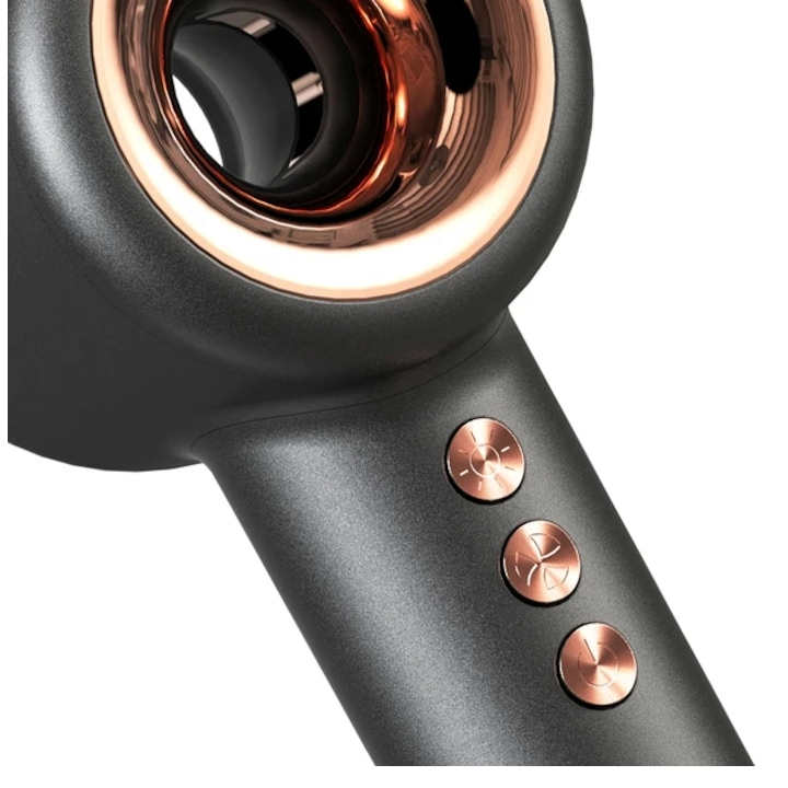 Uscator Profesional Lansam Pro LS6001  ,5 accesorii incluse si geanta de transport customizata 5 trepte de caldura 4 trepte [4]