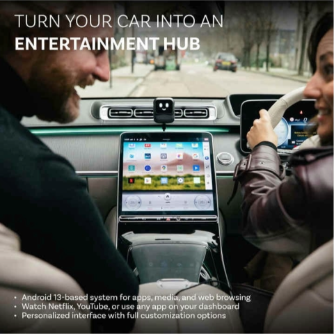 Adaptor auto PCS50 8+128G Nano Android Ai Box wifi asistent virtual Chatgpt [3]