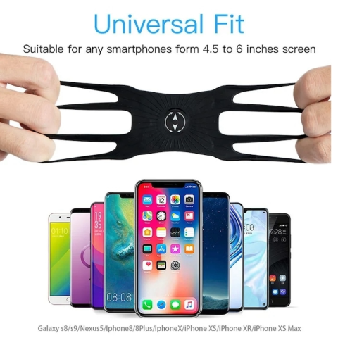 Husa Banderola pentru brat/mana pentru alergat, sala, bicicleta, yoga, fitness, Universala, 360° rotire si cu acces usor la ecran, fitness, sport, jogging,, Negru [3]