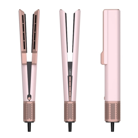 Placa de intins parul cu aer cald 2 in 1 Mesky Airflow, design modern, patent recunoscut, tehnologie avansata pentru uscare si indreptare simultana, eliberare de ioni negativi, protectie pentru toate [2]