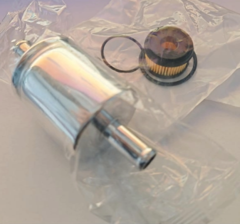 Produse - Set filtre GPL compatibile cu instalatiile Tomasetto care au electrovalva de gpl marca Valtek, ( electrovalva este separata de Vaporizatorul de gaz ), filtrul faza gazoasa intrari 12x12 mm . cu garnit