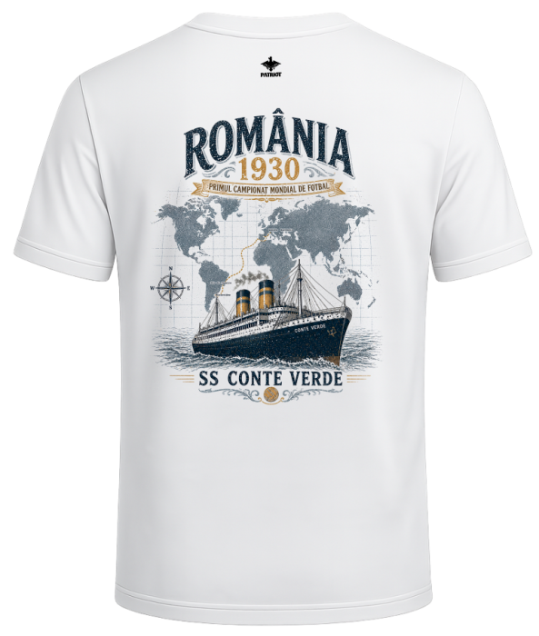 Tricou Romania 1930, alb PAT194 [2]