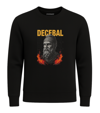 Bluze - Bluză Decebal, negru, PAT42