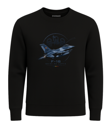 Bluze - Bluza F-16 Soim, negru, PAT102