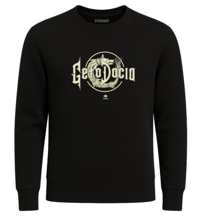 Bluză - Bluză Geto Dacia, negru, PAT46