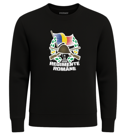 Bluză - Bluză Regimente Române, negru, PAT58