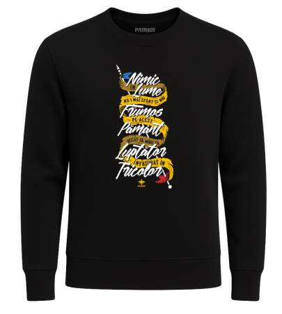 Bluză - Bluză Șoim român, negru, PAT73