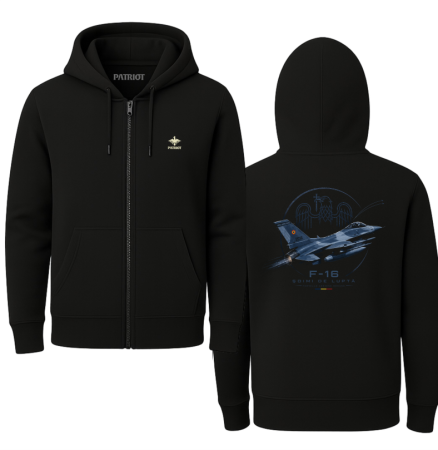 Hanorace - Hanorac F-16 Soim, negru, PAT101
