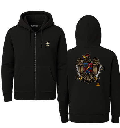 Hanorac - Hanorac Stemă Color, negru, PAT88