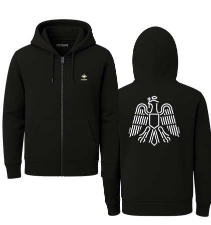 Hanorac - Hanorac Stema stil, negru, PAT76