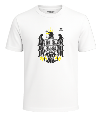 Tricou - Tricou Acvilă română, alb PAT5