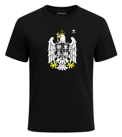 Tricou - Tricou Acvilă română, negru PAT6