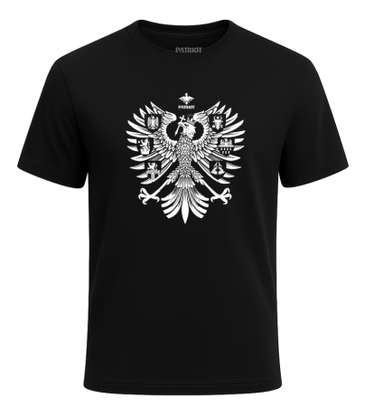 Tricou - Tricou Acvilă Stemă, negru, PAT84