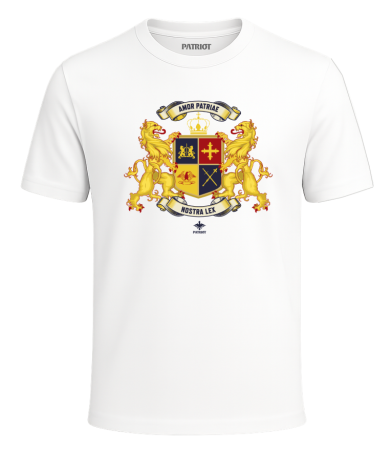 Tricou - Tricou Amor Patriae Nostra Lex, alb, PAT13