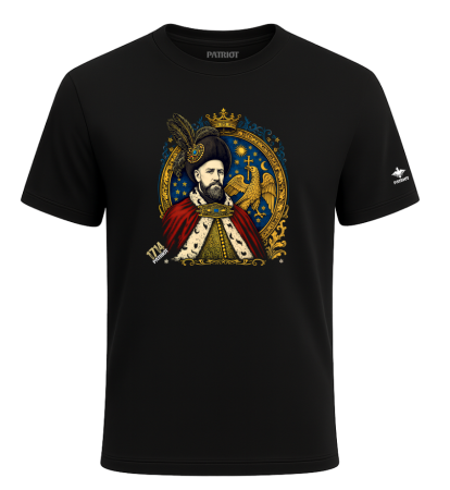 Tricouri - Tricou Brancoveanu, negru, PAT115