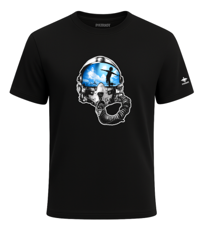 Tricouri - Tricou Casca Copil, negru, PAT119
