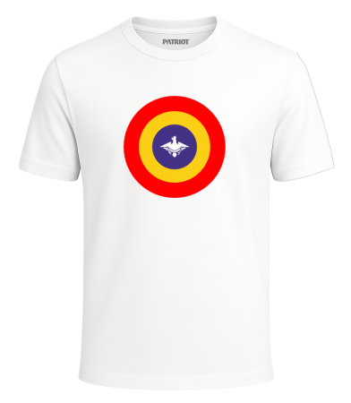 PREMIUM - Tricou Cocardă alb, PAT2