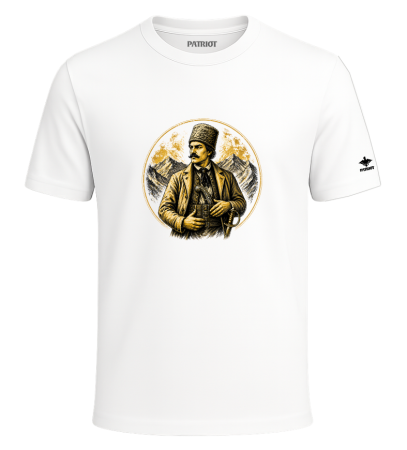 Tricouri - Tricou Crăișorul, alb, PAT90