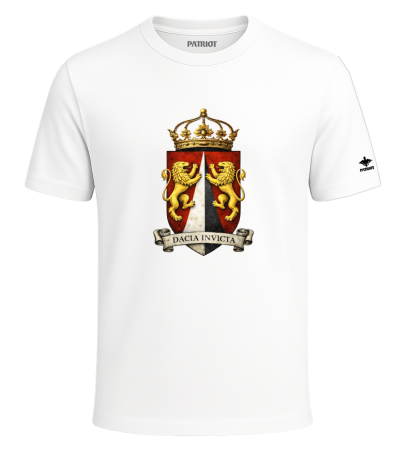 Tricouri - Tricou Dacia Invicta, alb, PAT124