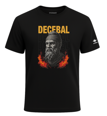 Tricouri - Tricou Decebal, negru, PAT40