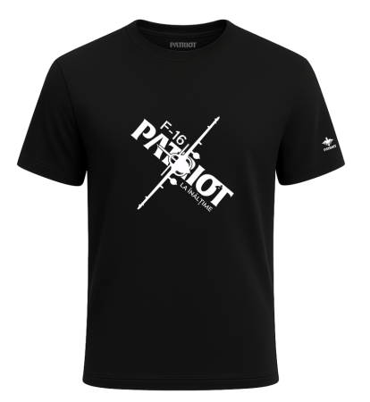 Tricouri - Tricou F-16 PATRIOT, negru, PAT131