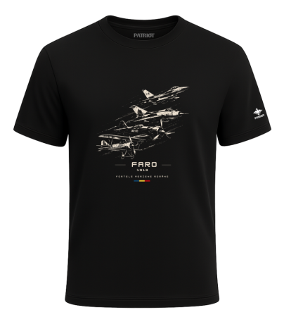 Tricouri - Tricou FARO 1913, negru, PAT135