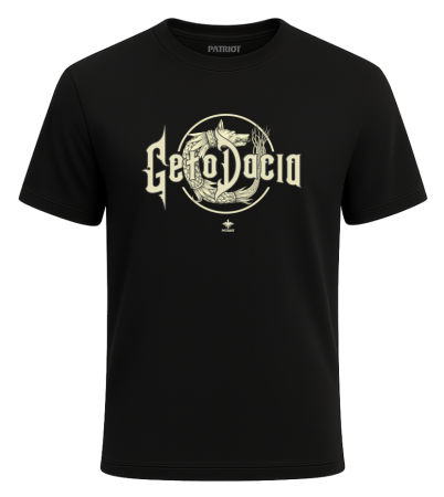 Tricou - Tricou Geto Dacia, negru, PAT44