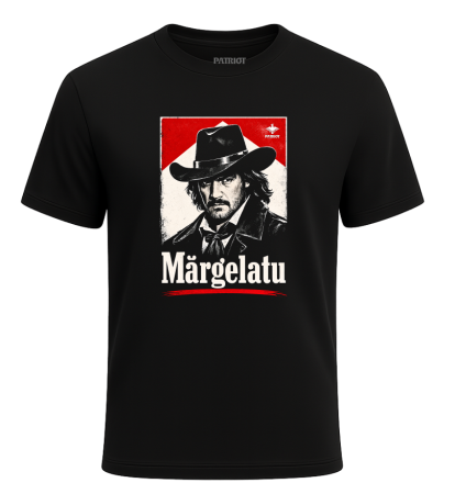 Tricouri - Tricou Margelatu, negru, PAT95