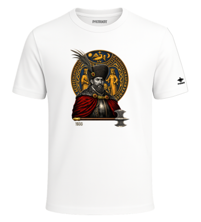 Tricouri - Tricou Mihai, alb, PAT144