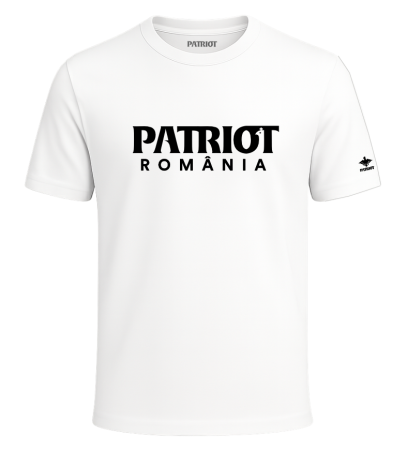 Tricouri - Tricou Patriot Clasic, alb, PAT35