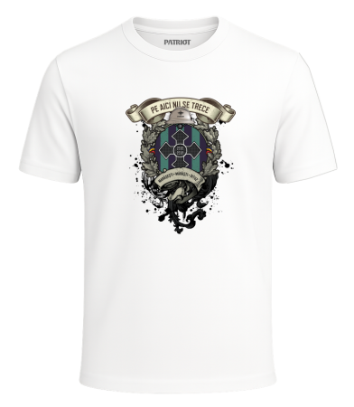 Tricou - Tricou Pe Aici Nu Se Trece, alb, PAT25